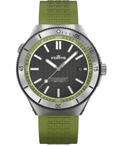 Zegarek męski Fortis Marinemaster M-44 Woodpecker Green Automatic