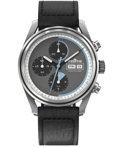 Zegarek męski Fortis Stratoliner S-41 Cosmic Gray Chronograph Automatic