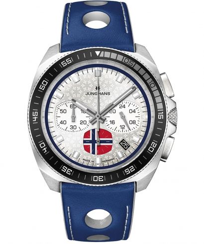 Zegarek męski Junghans 1972 Chronoscope FIS Trondheim Limited Edition SET