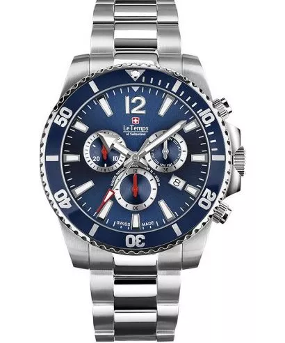 Zegarek męski Le Temps Swiss Naval Patrol Chronograph