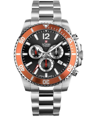 Zegarek męski Le Temps Swiss Naval Patrol Chronograph