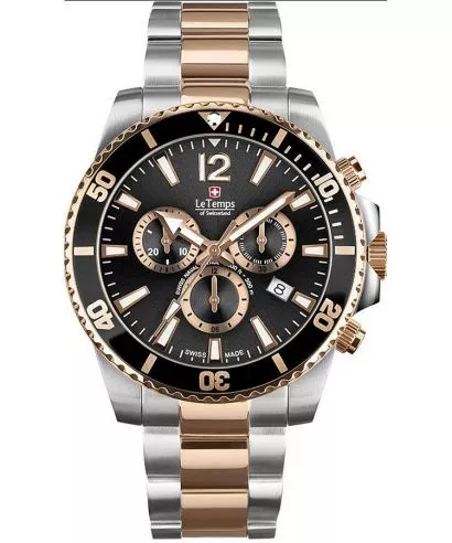 Zegarek męski Le Temps Swiss Naval Patrol Chronograph