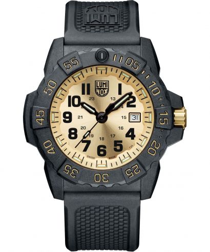 Zegarek męski Luminox Navy Seal 3500 Series SET Gold Limited Edition