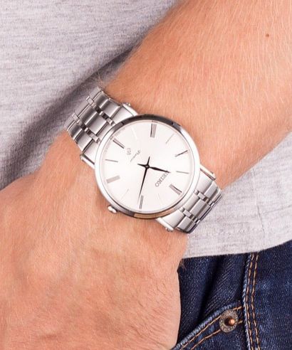 Seiko SKP400P1 – Orologio Uomo Classico Acciaio, Quadrante Bianco, Data, 40 Mm - copertina
