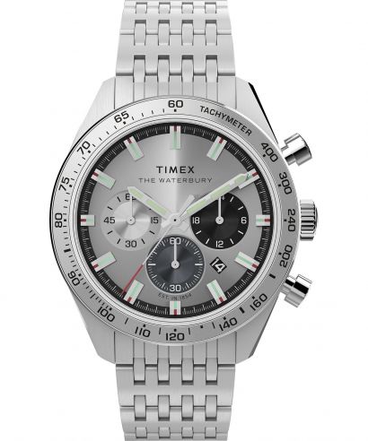 Zegarek męski Timex Waterbury Traditional Chronograph 41Mm Stainless Steel Bracelet Chronograph