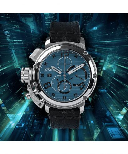 Zegarek męski U-BOAT Chimera Chrono SS Blu Limited Edition