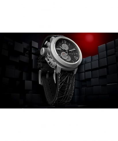 Zegarek męski U-BOAT Classico 45 Titanium Tungsten Black Chronograph Automatic Limited Edition