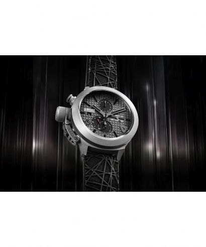 Zegarek męski U-BOAT Classico 45 Titanium Tungsten Gray Chronograph Automatic Limited Edition