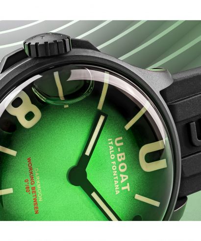 Zegarek męski U-BOAT Darkmoon 40mm Green PVD Soleil