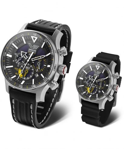 Zegarek męski Vostok Europe Expedition North Pole Polar Puppy Solar Power Chronograph Limited Edition SET