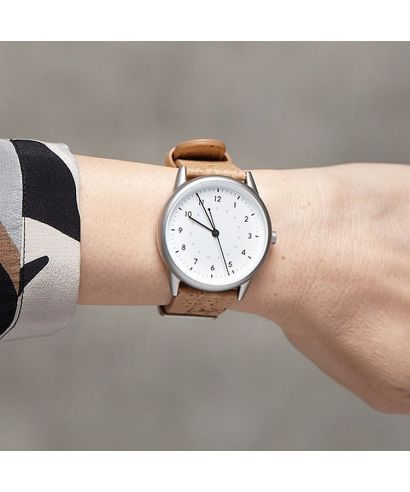 Zegarek Mudita Moment NR White Cork Automatic