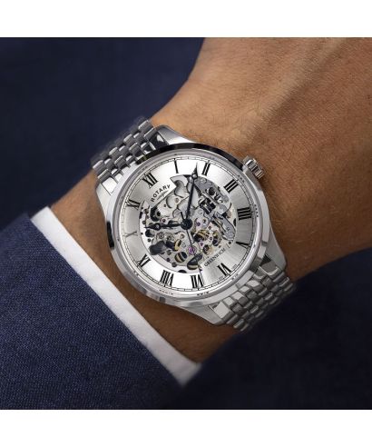 Zegarek męski Rotary Greenwich Automatic Skeleton