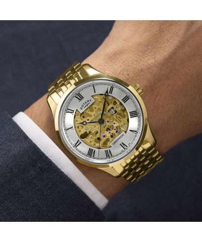 Zegarek męski Rotary Greenwich Automatic Skeleton