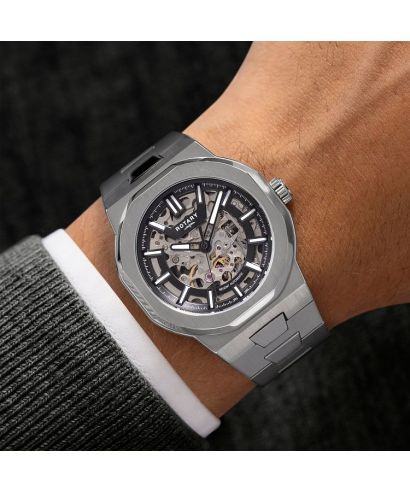 Zegarek męski Rotary Regent Automatic Skeleton