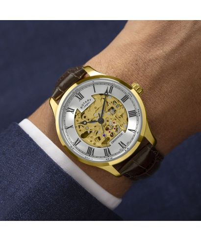 Zegarek męski Rotary Greenwich Automatic Skeleton