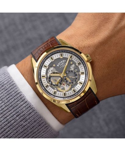 Zegarek męski Rotary Seamatic Eclipse Automatic Skeleton