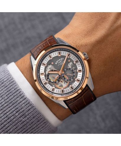 Zegarek męski Rotary Seamatic Eclipse Automatic Skeleton