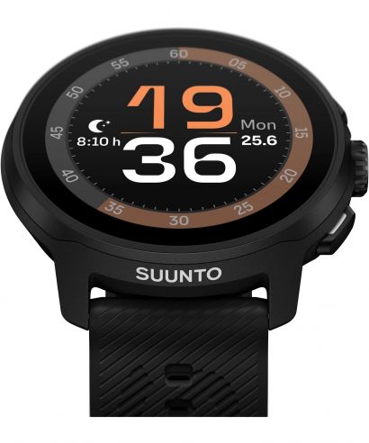 Zegarek multisportowy Suunto Run All Black Silicone Strap