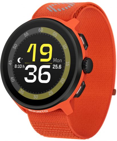 Zegarek multisportowy Suunto Run Coral Orange Textile Strap