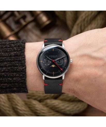 Zegarek męski Sternglas Naos Moonphase Edition Neuwerk