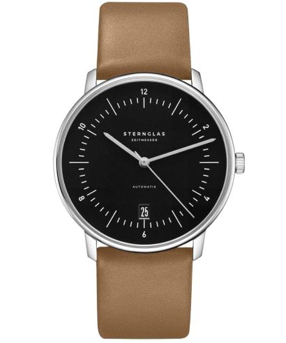 Zegarek męski Sternglas Naos Piano Black Automatic