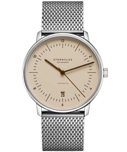 Zegarek męski Sternglas Naos Sand Brown Automatic