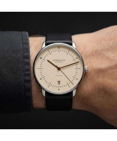 Zegarek męski Sternglas Naos Sand Brown Automatic