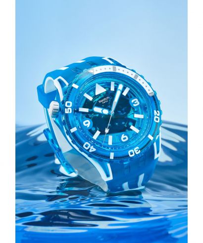 Zegarek Swatch Scubaqua Blue Fire Skeleton