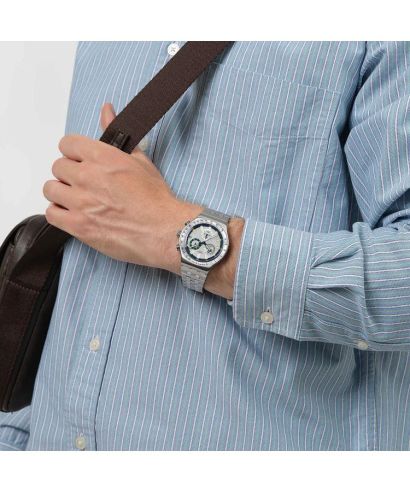 Zegarek Swatch Skin Irony Midnight In The Mirror Chronograph