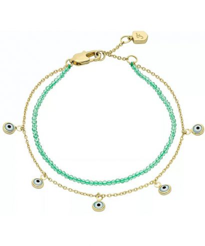 Bransoletka Fossil Sutton Evil Eye Brass Multi-Strand