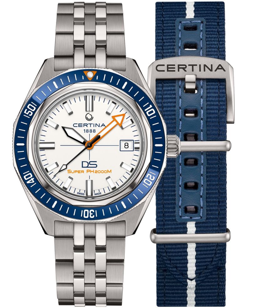 Zegarek Certina DS Heritage PH 2000M Automatic Titanium SET