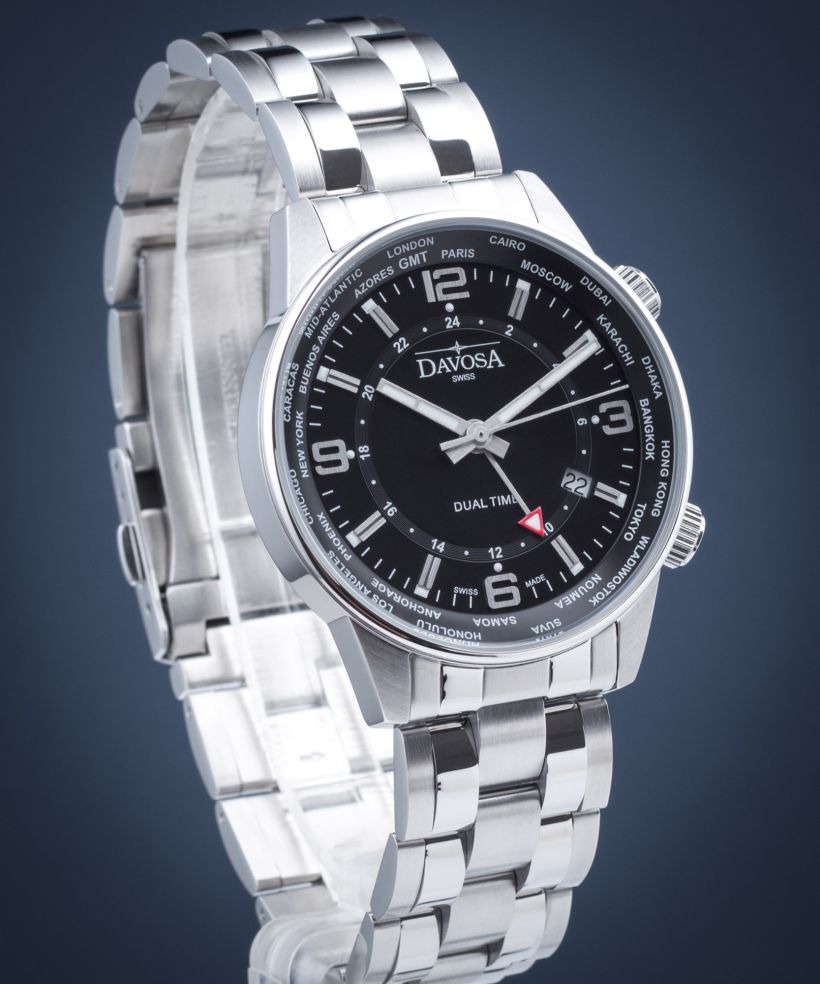 Zegarek męski Davosa Vireo Dual Time Outlet