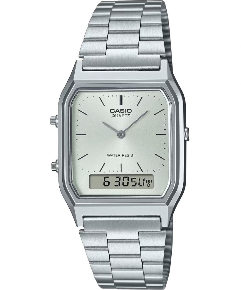 Zegarek Casio VINTAGE Edgy srebrny