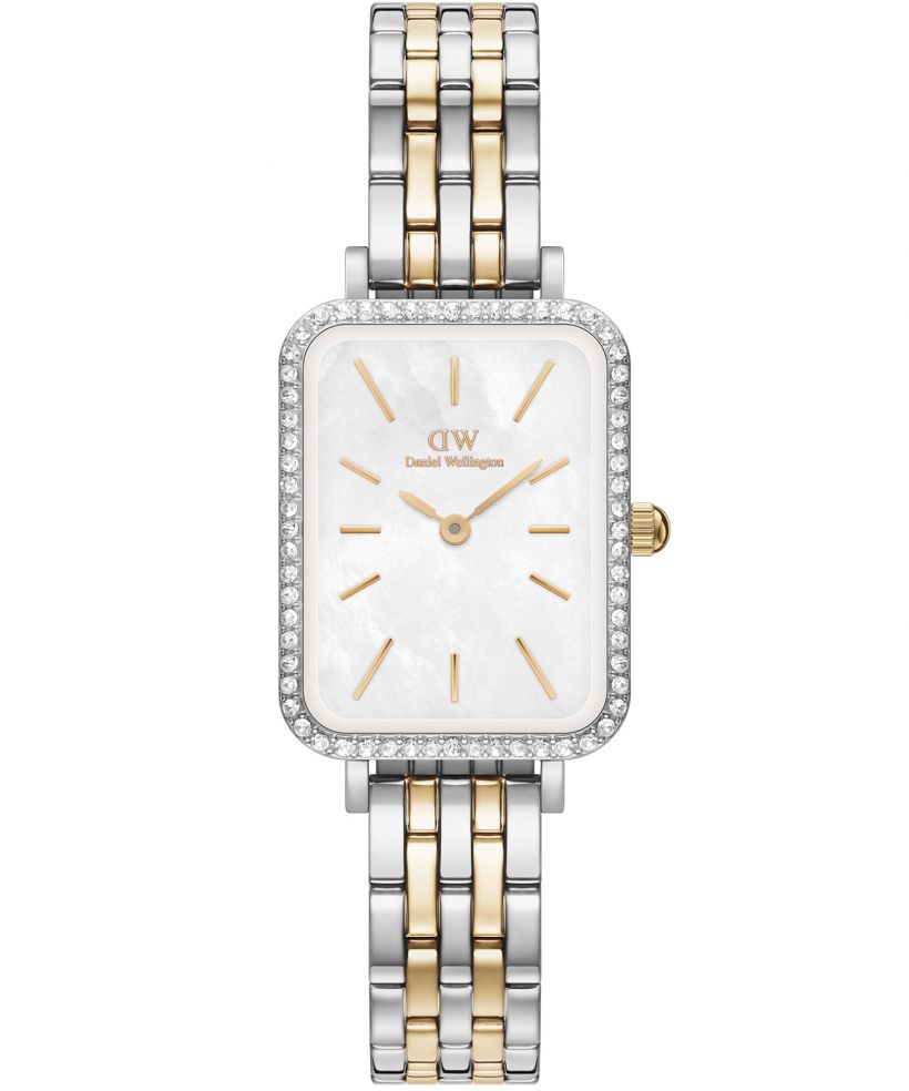 Zegarek damski Daniel Wellington Quadro Lumine Bezel 5-Link Two-Tone 40