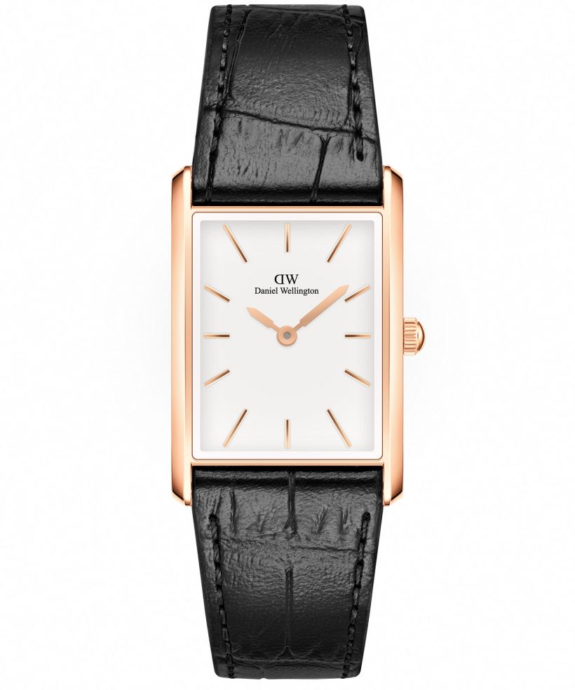 Zegarek Daniel Wellington Bound Black Crocodile Rose Gold 24
