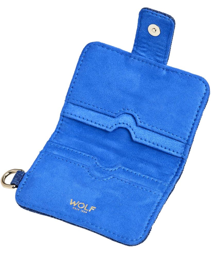 Etui na karty Wolf Mimi Swirl Denim