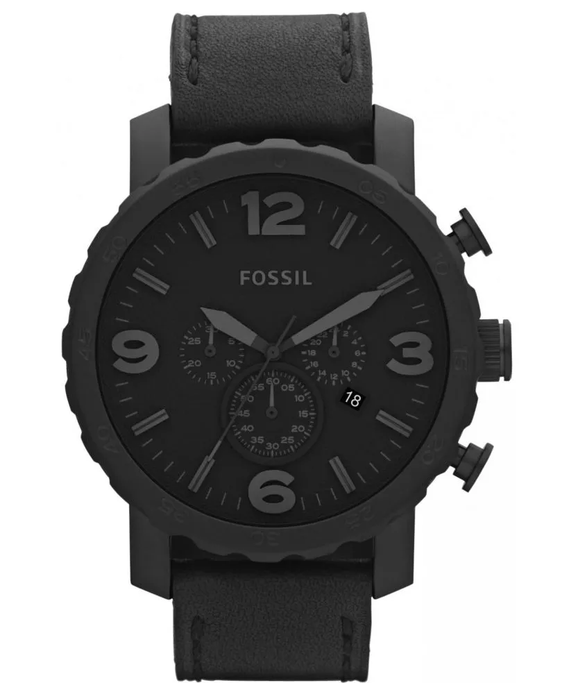 Fossil NATE Black Stainless Steel 50mm JR1354