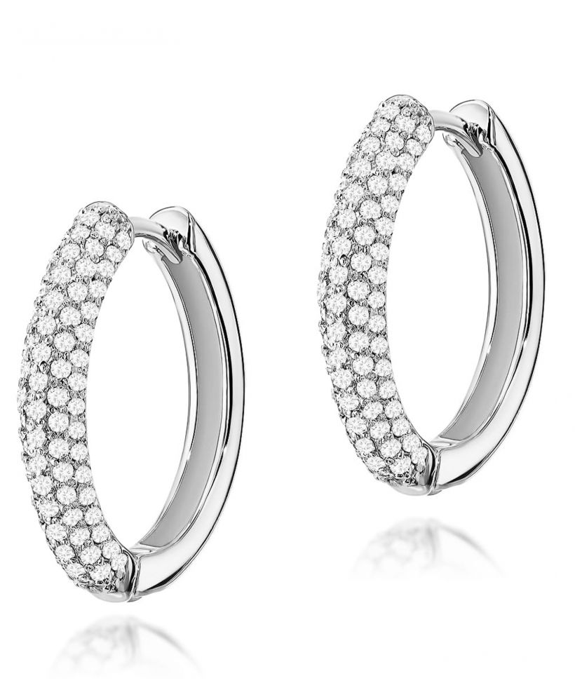 Kolczyki Bonore ze Złota próby 585 z diamentem 0,83 ct
