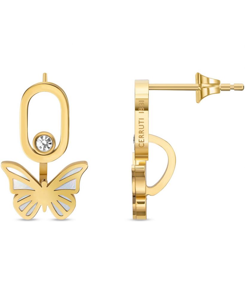 Kolczyki Cerruti 1881 Luxury CRR Butterfly