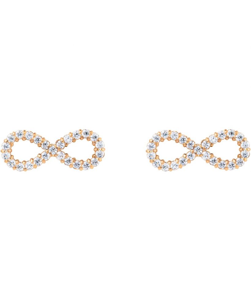Kolczyki Daniel Wellington Mirelle Infinity Rose Gold