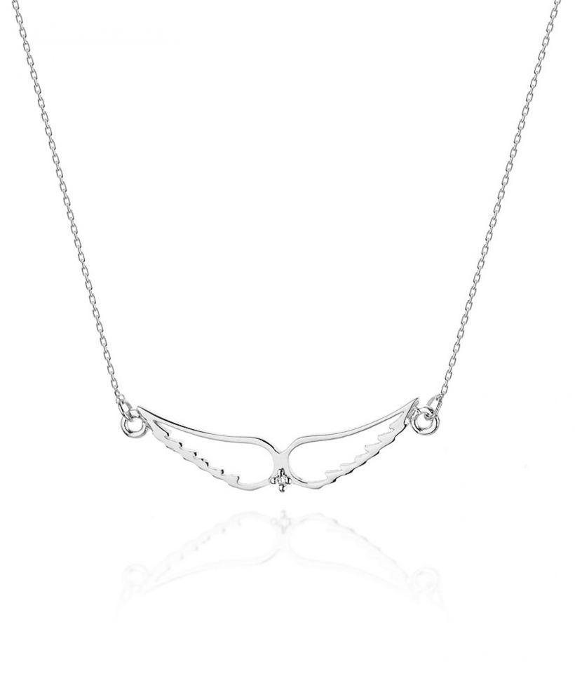 Łańcuszek Bonore 42 - 45 cm ze Złota próby 585 z diamentem 0,005 ct
