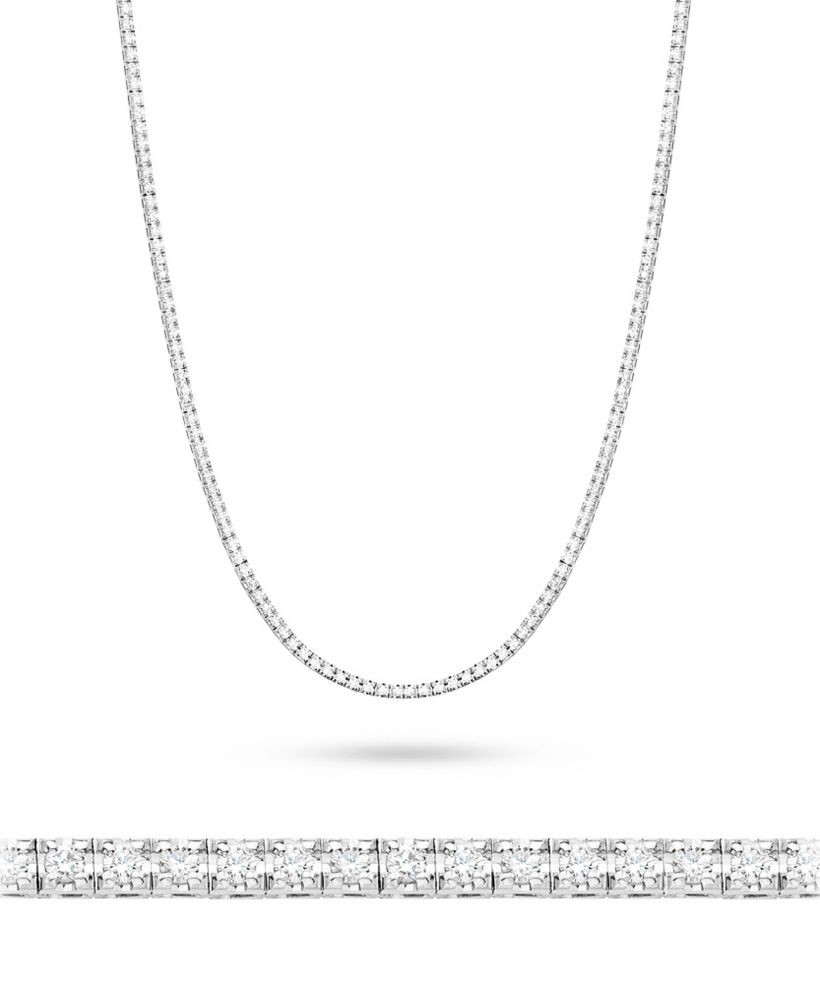 Naszyjnik Bonore ze Złota próby 585 z diamentem 3,38 ct