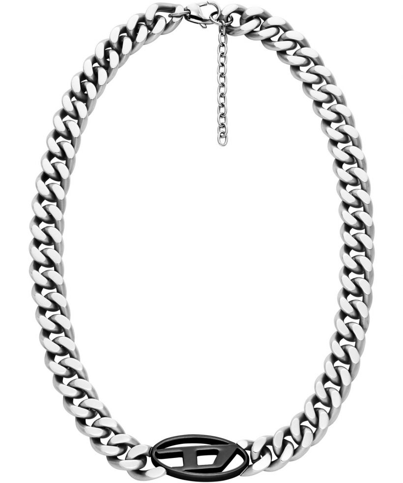 Naszyjnik Diesel Oval D Logo