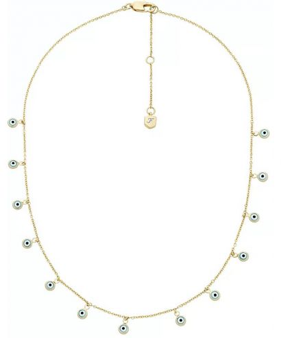 Naszyjnik Fossil Sutton Evil Eye Brass