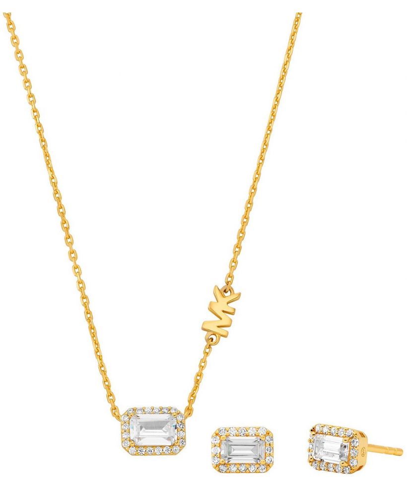 Naszyjnik Michael Kors Brillaince SET Srebro 925 + Złoto 18k