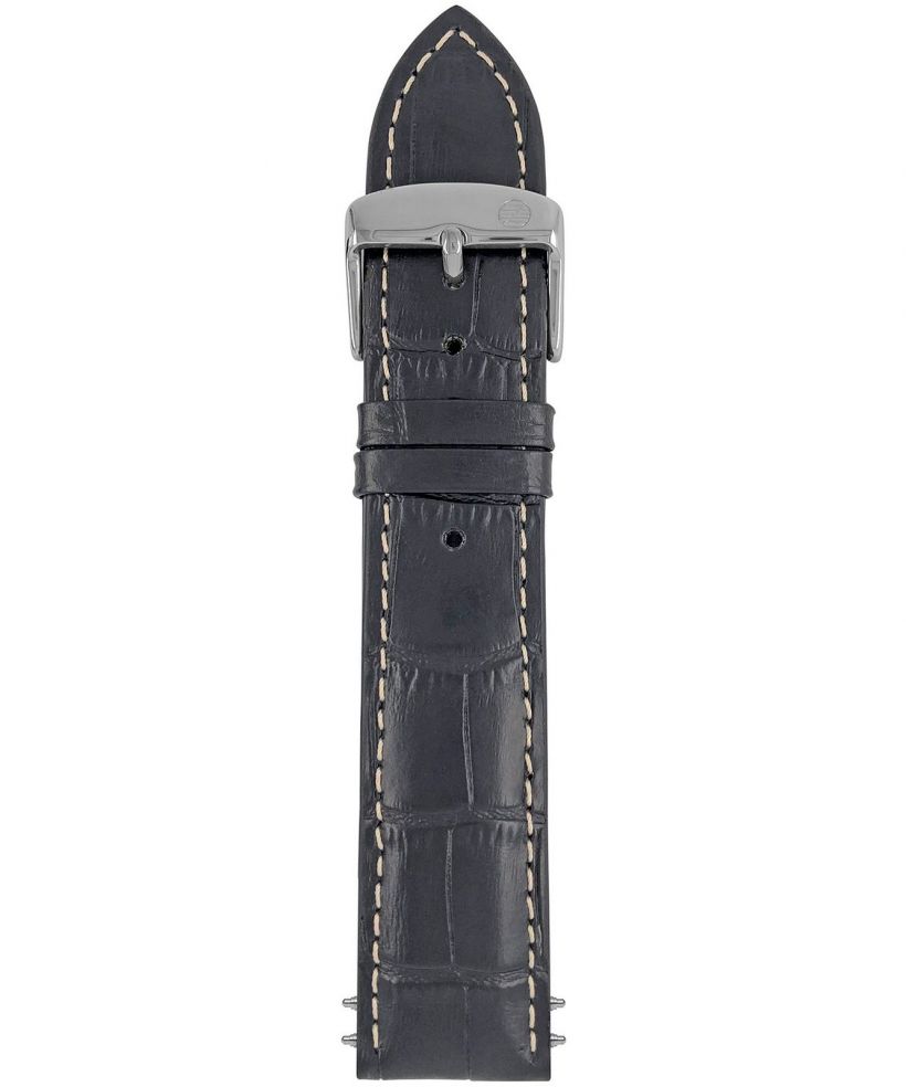 Pasek Zeppelin Black Leather 22 mm