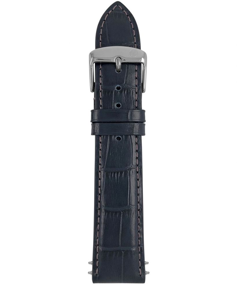 Pasek Zeppelin Navy Blue Leather 22 mm