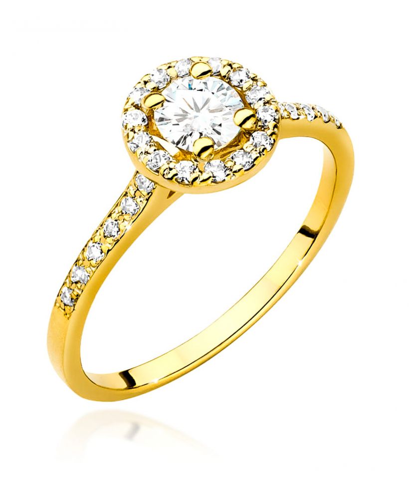 Pierścionek Bonore ze Złota próby 585 z diamentem 0,64 ct