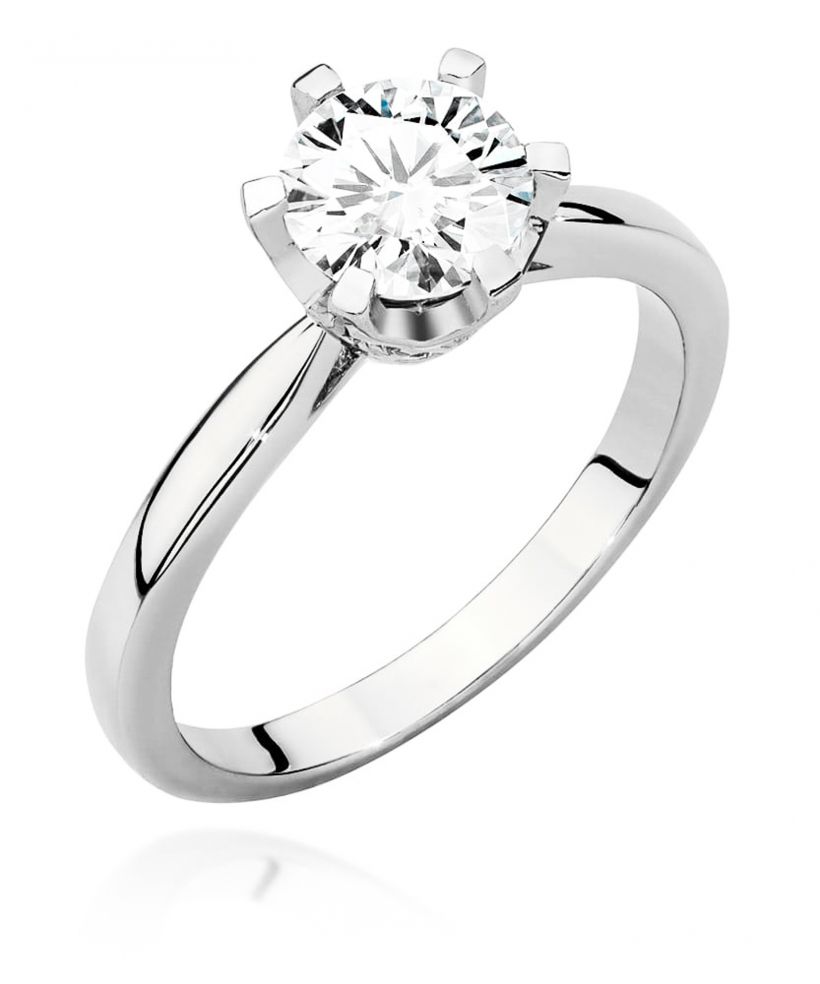 Pierścionek Bonore ze Złota próby 585 z diamentem 1,06 ct