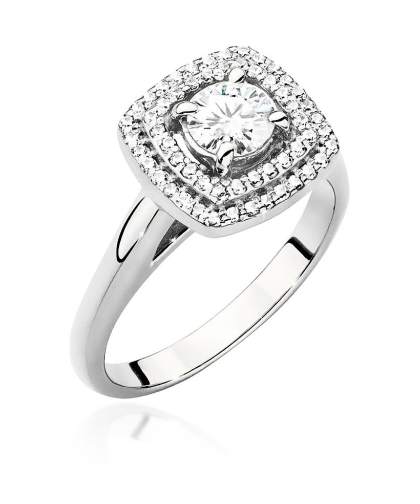 Pierścionek Bonore ze Złota próby 585 z diamentem 0,78 ct